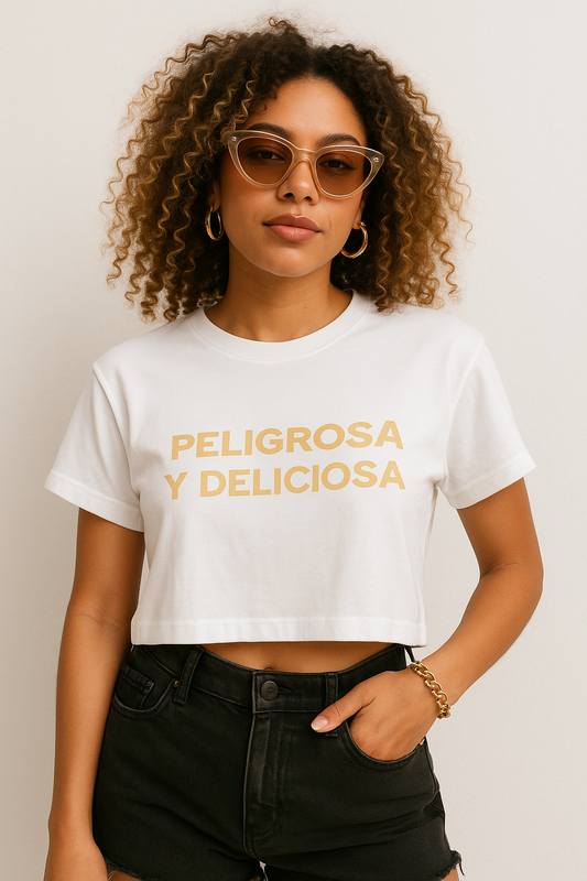 Crop Top - PELIGROSA Y DELICIOSA - Summer Vibes Fashion